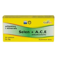Włosy, skóra, paznokcie - GORVITA SELEN + A,C,E ANTYOKSYDANT, 30tabl. GORVITA - miniaturka - grafika 1