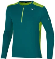 Koszulki sportowe męskie - MIZUNO Koszulka do biegania DRYAEROFLOW LS HZ - miniaturka - grafika 1
