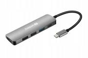 Adaptery i przejściówki - Sandberg USB-C Dock HDMI+3xUSB+PD 100W, 136-32 136-32 - miniaturka - grafika 1