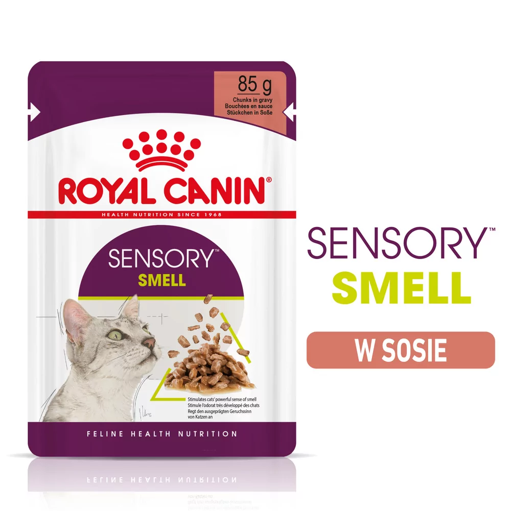 Royal Canin Sensory Smell karma mokra kawałki w sosie 12x85g 303360