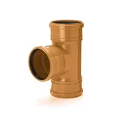 Łączniki, trójniki, kształtki - TRÓJNIK 110/110/110/90'' 3 KIEL. POMARAŃCZOWY - miniaturka - grafika 1