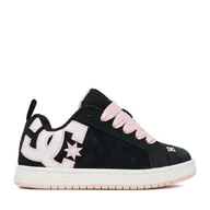 Buty dla dziewczynek - Sneakersy DC CEO-V5-10116K Czarny - miniaturka - grafika 1