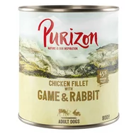 Mokra karma dla psów - Purizon Purizon Adult, 6 x 800 g  - Dziczyzna i królik z dynią i borówką brusznicą - miniaturka - grafika 1