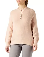 Swetry damskie - Morgan Damski sweter Big Gauge, Różowy blady, XL - miniaturka - grafika 1