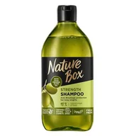 Szampony do włosów - Nature Box Nature Box Olive Oil Szampon do włosów długich wzmacniający 385ml - miniaturka - grafika 1