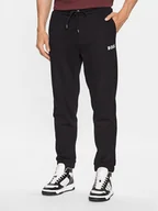 Spodnie sportowe męskie - Boss Spodnie dresowe 50486640 Czarny Oversize - miniaturka - grafika 1