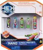 Zabawki interaktywne dla dzieci - Hexbug HEX BOTS interactive toy Nano Flash 5 pack - miniaturka - grafika 1