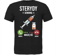 Koszulki męskie - KOSZULKA STERYDY DZWONIĄ MUSZĘ IŚĆ SUPER PREZENT - miniaturka - grafika 1