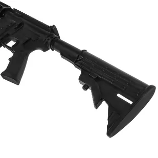 GS - Atrapa broni karabinka AR-15 M16 - Czarna - DS-6016 - Broń treningowa - miniaturka - grafika 5