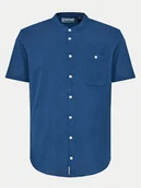 Koszule męskie - Blend Koszula 20716754 Niebieski Regular Fit - miniaturka - grafika 1