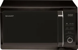 Kuchenka mikrofalowa Sharp SHARP R243BK Microwave oven solo compact, 20l, 800W - Kuchenki mikrofalowe - miniaturka - grafika 1