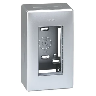 Obudowa natynkowa SIMON 500 1×S500 aluminium - Inne akcesoria elektryczne - miniaturka - grafika 1