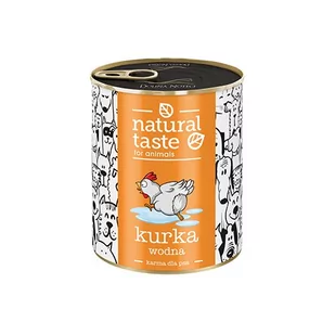 Dolina Noteci Natural Taste Puszka dla Psa Kurka Wodna 800g 52750-uniw - Mokra karma dla psów - miniaturka - grafika 1