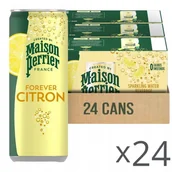 Woda - Perrier Woda Mineralna Gazowana Citron Vert Limoen - Puszka - 24x0,33L - miniaturka - grafika 1