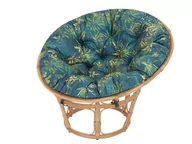 Poduszki ogrodowe - Poduszka na fotel ogrodowy Papasan/Jordrup, Soa, Zielona Trawa, 114 cm - miniaturka - grafika 1