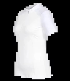Koszulka funkcyjna ELT Zip-Shirt Nancy biała, rozmiar: XS - Koszulki jeździeckie - miniaturka - grafika 1