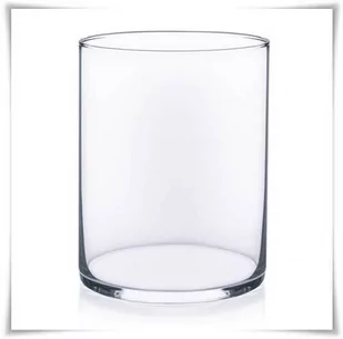 Wazon szklany cylinder H-20 cm D-15 cm zatapiany - Wazony i flakony - miniaturka - grafika 1