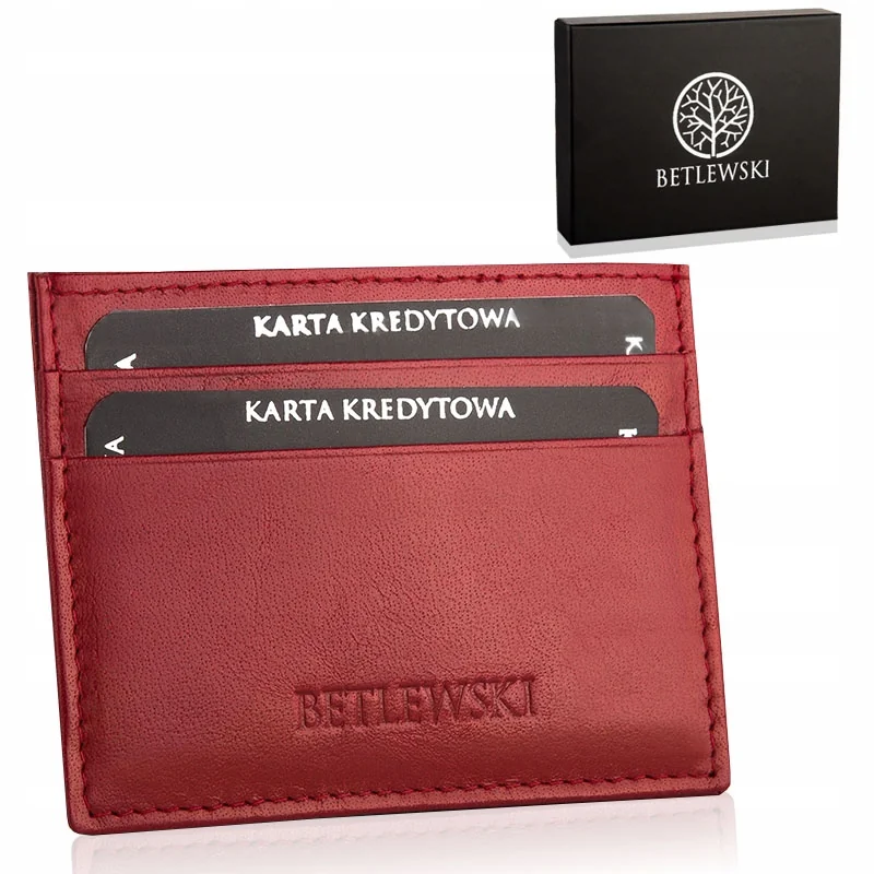 Betlewski etui na dokumenty skóra naturalna