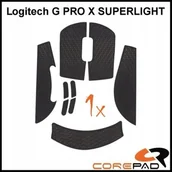 Podkładki pod mysz - Grip Corepad Logitech G PRO X SUPERLIGHT Black - miniaturka - grafika 1