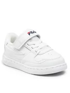 Buty dla dziewczynek - Fila Sneakersy Fxventuno Velcro Kids FFK0009.10004 Biały - miniaturka - grafika 1