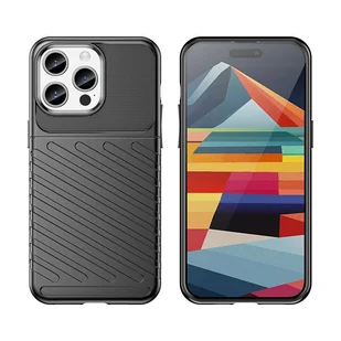Pancerne etui iPhone 15 Pro Max Thunder Case - czarne - Etui i futerały do telefonów - miniaturka - grafika 5