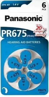Panasonic Bateria do aparatów słuchowych PR44 605mAh 6 szt. - Baterie i akcesoria - miniaturka - grafika 1