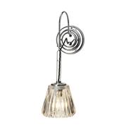 Lampy ścienne - Elstead Lighting Kinkiet LAMPA ścienna BATH/DEMELZA PC szklana OPRAWA do łazienki LED 3,5W IP44 chrom przezroczysta BATH/DEMELZA PC - miniaturka - grafika 1