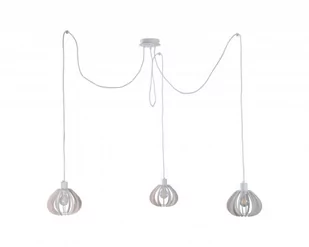 Keter Lighting Nicoleta WH lampa wisząca 3-punktowa 808 - Lampy sufitowe - miniaturka - grafika 1