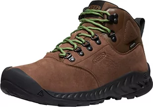 KEEN Męskie buty trekkingowe Nxis Explorer Mid, Bison Golden Yellow, 40.5 EU - Buty trekkingowe męskie - miniaturka - grafika 1