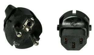 Microconnect PESC13AD adapter wtyczek zasilających Typu F C13 Czarny - Inne akcesoria elektryczne Microconnect PESC13AD adapter wtyczek zasilających Typu F C13 Czarny - Inne akcesoria elektryczne - miniaturka - grafika 1