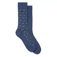 Skarpetki męskie - BOSS Męskie skarpety 2P RS mini MC Regular Socks, Open Blue, 40-46, Open Blue, 46 EU - miniaturka - grafika 1