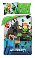 Pościel dla dzieci - Pościel dziecięca Minecraft 140 x 200 cm Halantex 100% bawełna Steve Alex - miniaturka - grafika 1