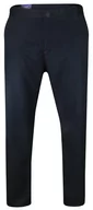 Spodnie męskie - Ciemne Granatowe Garniturowe Męskie Spodnie -Tomy Walker- Zwężane, Chinosy, Eleganckie - miniaturka - grafika 1