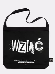 WZIĄĆ / torba bawełniana czarna - Torby i wózki na zakupy - miniaturka - grafika 1