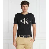 Koszulki męskie - Calvin Klein Jeans T-shirt | Slim Fit - miniaturka - grafika 1