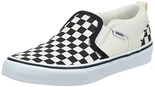 Sneakersy damskie - Vans Damskie sneakersy na platformie Asher, Wielokolorowa kratka czarna biała Apk - 42.5 EU - grafika 1