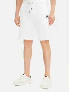 KARL LAGERFELD Szorty sportowe 705014 552900 Biały Regular Fit - Spodenki damskie - miniaturka - grafika 1
