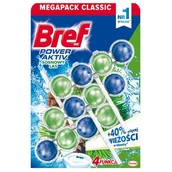 Środki do WC - Bref POWER AKTIV PINE 3X50G zakupy dla domu i biura 1650547 - miniaturka - grafika 1