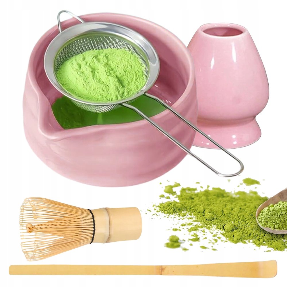 Zestaw Do Herbaty Matcha Zestaw Z Miotełką Chasen Bambusową Bambusa 6 Szt
