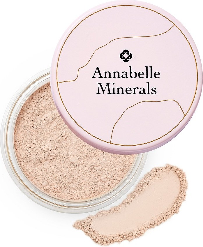 Annabelle Minerals, podkład mineralny rozświetlający, 4g, Pure Fair