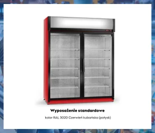 Szafa chłodnicza przeszklona SCh-SR 1400 /AG ECOline RAPA - Szafy i witryny chłodnicze - miniaturka - grafika 8