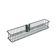 Meble modułowe i akcesoria - Kosz do listwy pionowej podwieszany 435 x 79 x 80 mm antracytowy Integri - miniaturka - grafika 1