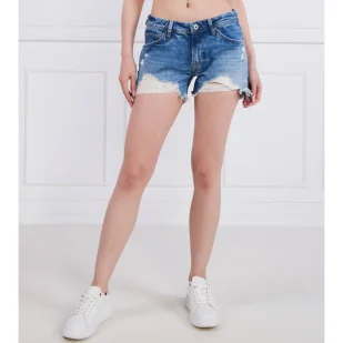 Pepe Jeans London Szorty THRASHER - Spodenki damskie - miniaturka - grafika 1