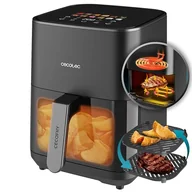 Frytkownice - Cecotec Frytkownica na gorące powietrze bez oleju - 4 l - grill - podwójny opór - Air Fryer Cecofry&Grill Duoheat 4000. 1900 W, ruchoma ścianka działowa, regulacja temperatury 40-200°C, 10 menu - miniaturka - grafika 1
