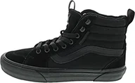 Trampki męskie - Vans Męskie trampki Filmore Hi Vansguard, zamszowe/płótno czarne/czarne, 45 UK, Zamszowe płótno czarne czarne, 49 EU - miniaturka - grafika 1