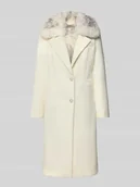 Płaszcze damskie - Płaszcz o kroju regular fit z kołnierzem z połami model ‘Karole’ - miniaturka - grafika 1