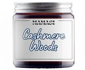 Świece - Cashmere Woods Świeca Sojowa Zapachowa W Szkle 120Ml Upominek - miniaturka - grafika 1