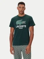 Koszulki męskie - Lacoste T-Shirt TH5634 Zielony Regular Fit - miniaturka - grafika 1