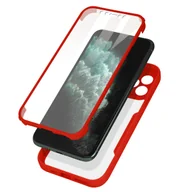 Etui i futerały do telefonów - Etui na iPhone 11 Pro Plexiglas Tył i polimerowy przód Wzmocnione rogi czerwone - miniaturka - grafika 1