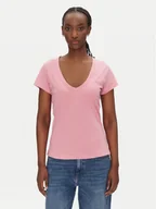 Koszulki i topy damskie - BOSS T-Shirt C_Eslane_4 50540432 Różowy Slim Fit - miniaturka - grafika 1